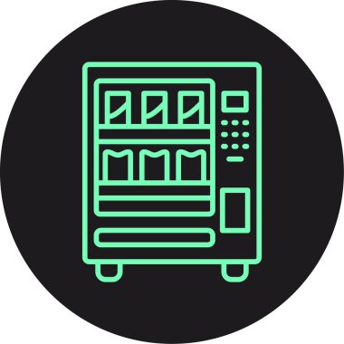 vektör lcd simgesi illüstrasyonu