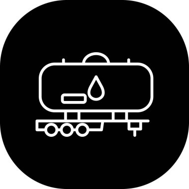 Tren. Web simgesi vektör illüstrasyonu