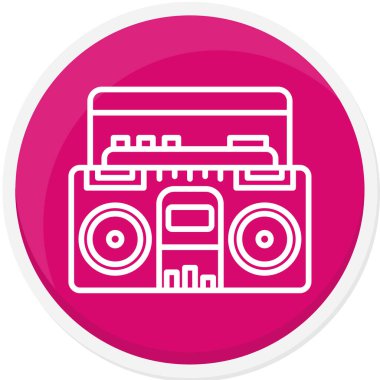 Modern bir simgenin vektör illüstrasyonu