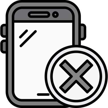 Mobil kutsal kişilerin resmi, vektör çizim