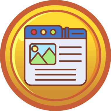 Modern eğitim ikonunun vektör illüstrasyonu