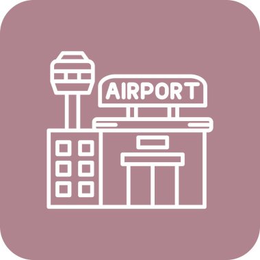 Modern yapı simgesinin vektör illüstrasyonu