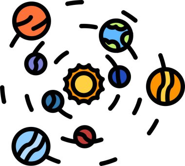 genel bağlantı ağı simgesi - ana hatlar biçimi