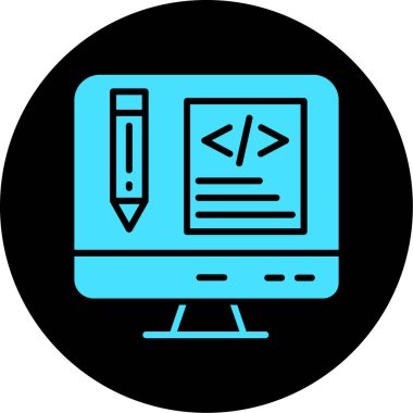 Seo simgesinin vektör illüstrasyonu