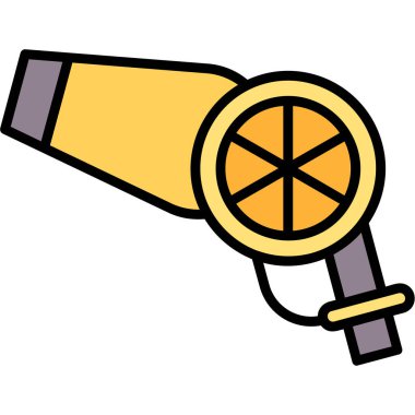 teleskop simgesi vektör illüstrasyonu