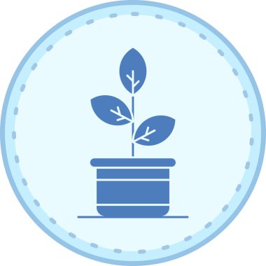 Bitkinin vektör illüstrasyonu