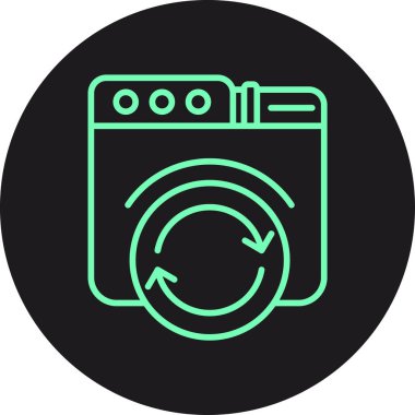 Vektör çamaşırhane, vektör illüstrasyon