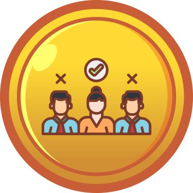 Vektör illüstrasyonu, simge ögesi arkaplanı