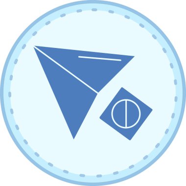 Pusula simgesinin vektör illüstrasyonu