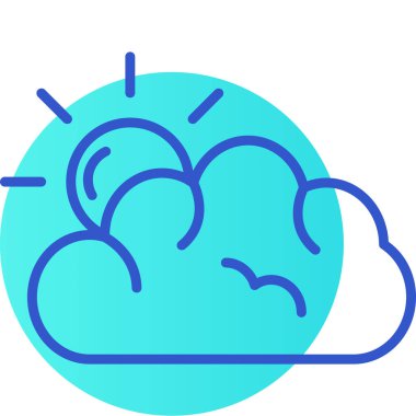 Bulut. Web simgesi basit tasarım