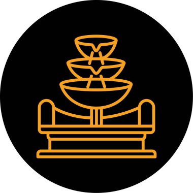 Buda. Web simgesi basit illüstrasyon