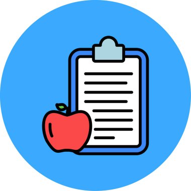 Kitap simgesinin vektör illüstrasyonu