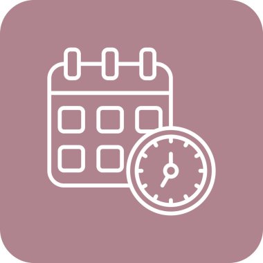 zaman simge vektör çizim