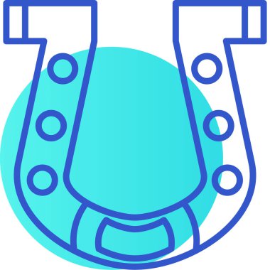 Gaz maskesi simgesinin vektör illüstrasyonu