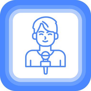 avatar. Web simgesi basit illüstrasyon