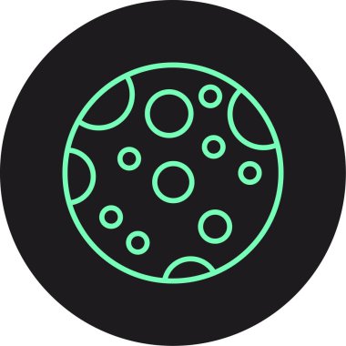 Eşsiz top kabartma vektör simgesi