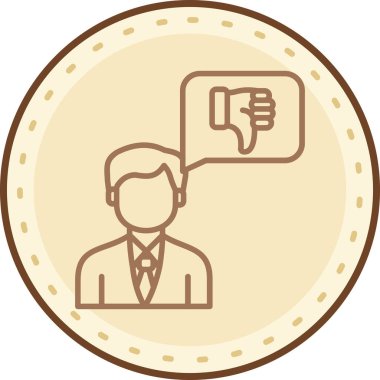 Bozuk parası olan bir adamın vektör çizimi