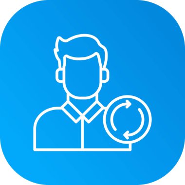 avatar erkek kullanıcı simgesi düz biçimli