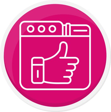 Havlu simgesini tutan el.