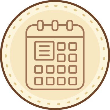 Bir telefon simgesinin vektör illüstrasyonu