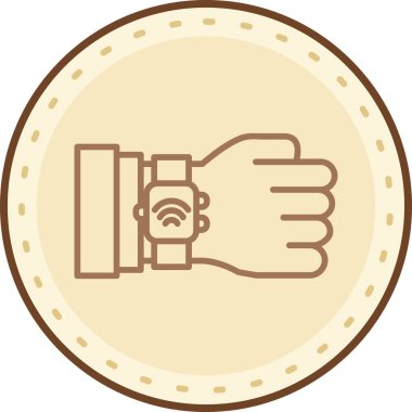 Modern bir simgenin vektör illüstrasyonu