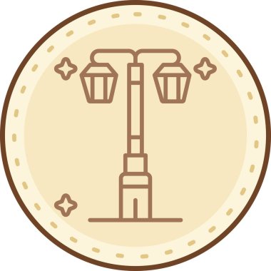 Modern bir simgenin vektör illüstrasyonu