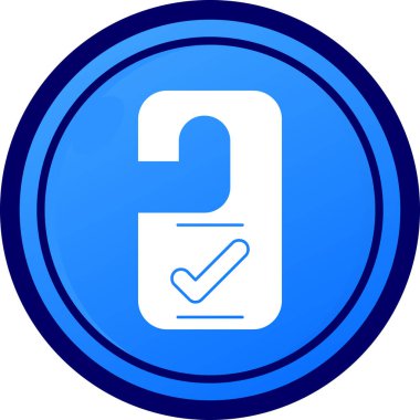 Moda biçimi izole edilmiş arkaplanda simgeyi kontrol et