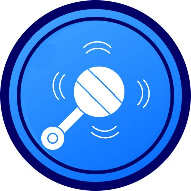 mikrofon simgesi, vektör illüstrasyonu