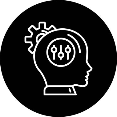 Vektör Beyin simgesi illüstrasyonu