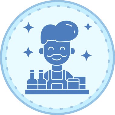 bira adam vektör simgesi