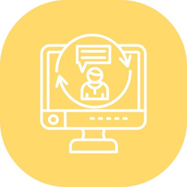 seo modern simgesinin vektör illüstrasyonu