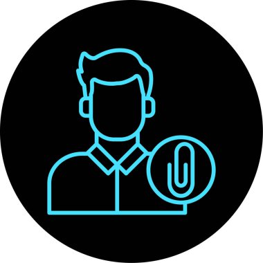 Modern simgenin vektör illüstrasyonu