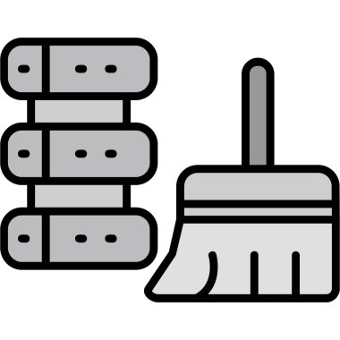 İnşaat. Web simgesi basit illüstrasyon