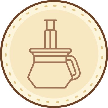 Modern simgenin vektör illüstrasyonu