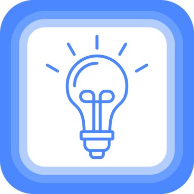 Ampul Simgesi, Vektör illüstrasyonu