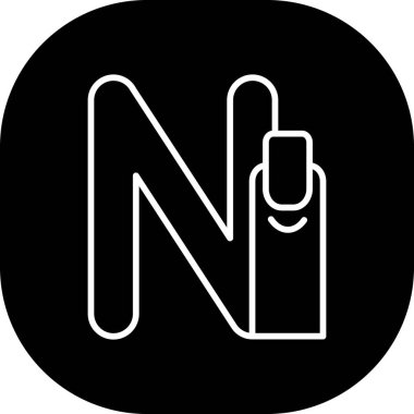 Soyut arkaplanda izole edilmiş termometre simgesi