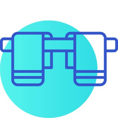 Mavi çizgi gaz sobası ikonu beyaz arkaplanda izole edilmiş. Mutfak tabelaları. B B ve dört daire şeklinde yakıcılar. vektör illüstrasyonu