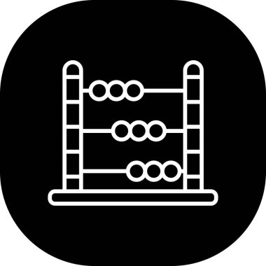 Bir kafes simgesinin vektör illüstrasyonu