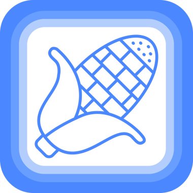 Izgara tavuk ikonu, basit bir çizim.