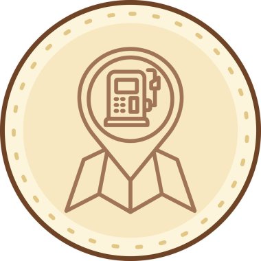 Vektör illüstrasyonu, simge ögesi arkaplanı