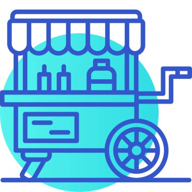 Kahve makinesi simgesi - taslak biçimi