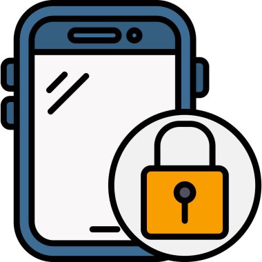 Lock  icon, vector illustration simple design