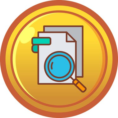 Simge bul, vektör illüstrasyonu basit tasarım