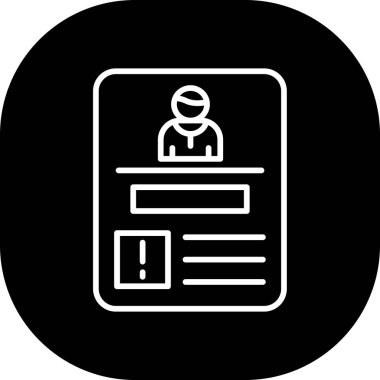 Şikayet simgesi, vektör illüstrasyonu basit tasarım