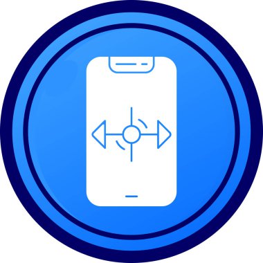 Simgeyi büyüt, vektör illüstrasyonu basit tasarım