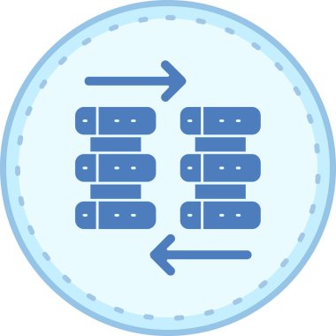 Modern bir simgenin vektör illüstrasyonu