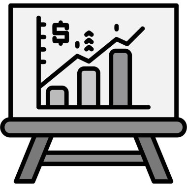 Çizelge. Web simgesi basit illüstrasyon