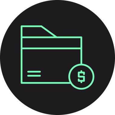 para dolar vektör simgesi