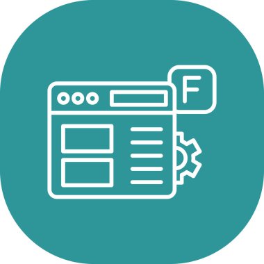 Tarayıcı penceresi. Basit resimleme