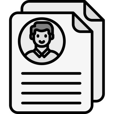 hesap adamı kullanıcı simgesi, özet vektör illüstrasyonu